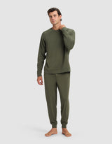 Men's Brushed Bamboo Jogger Set