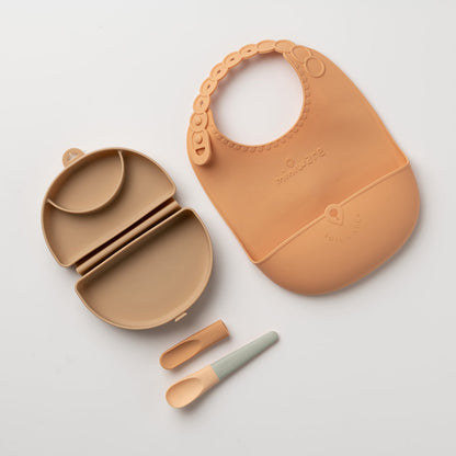 Sili Mini Go: Silicone Travel Meal Set - Golden Boost by Miniware