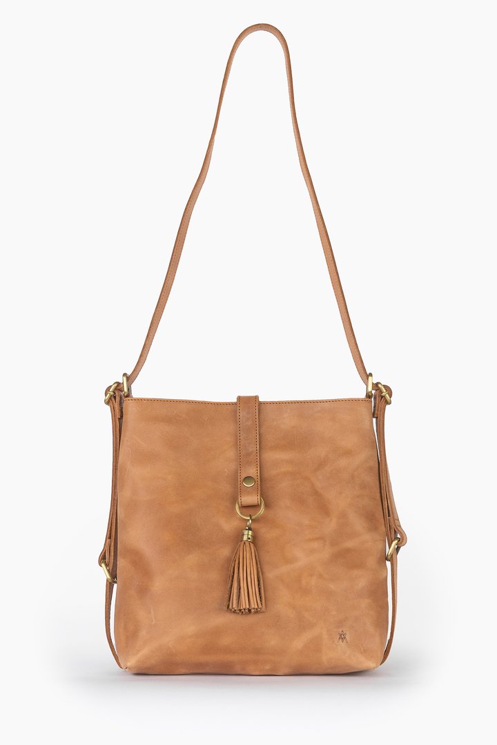 Mini Leather Slingback Bag by Made for Freedom