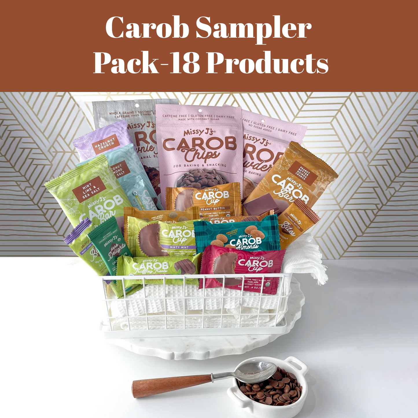 What’s Hot? Missy J's Organic Carob Sampler Pack-18 Products