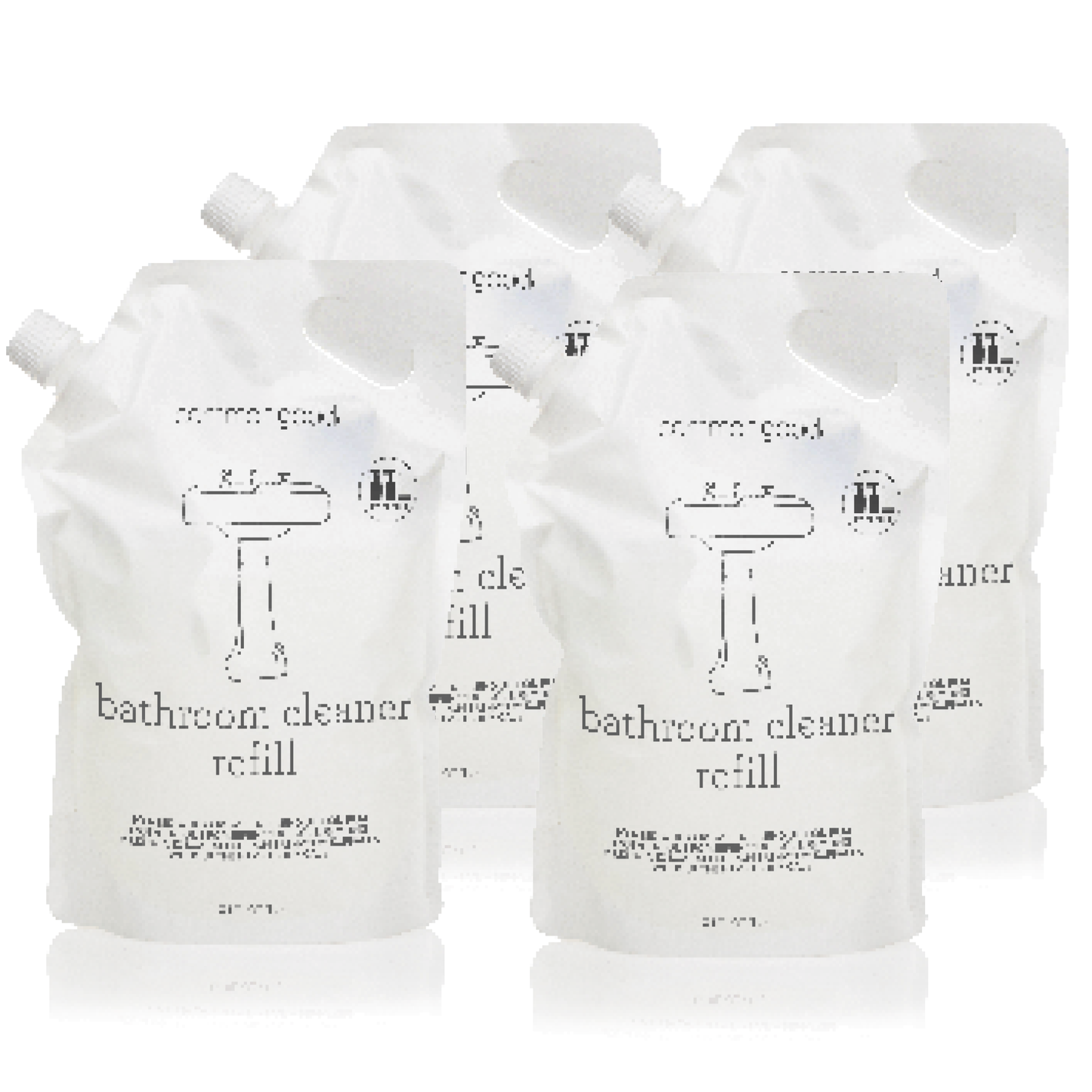 Bathroom Cleaner Refill Pouch, 34 Fl Oz