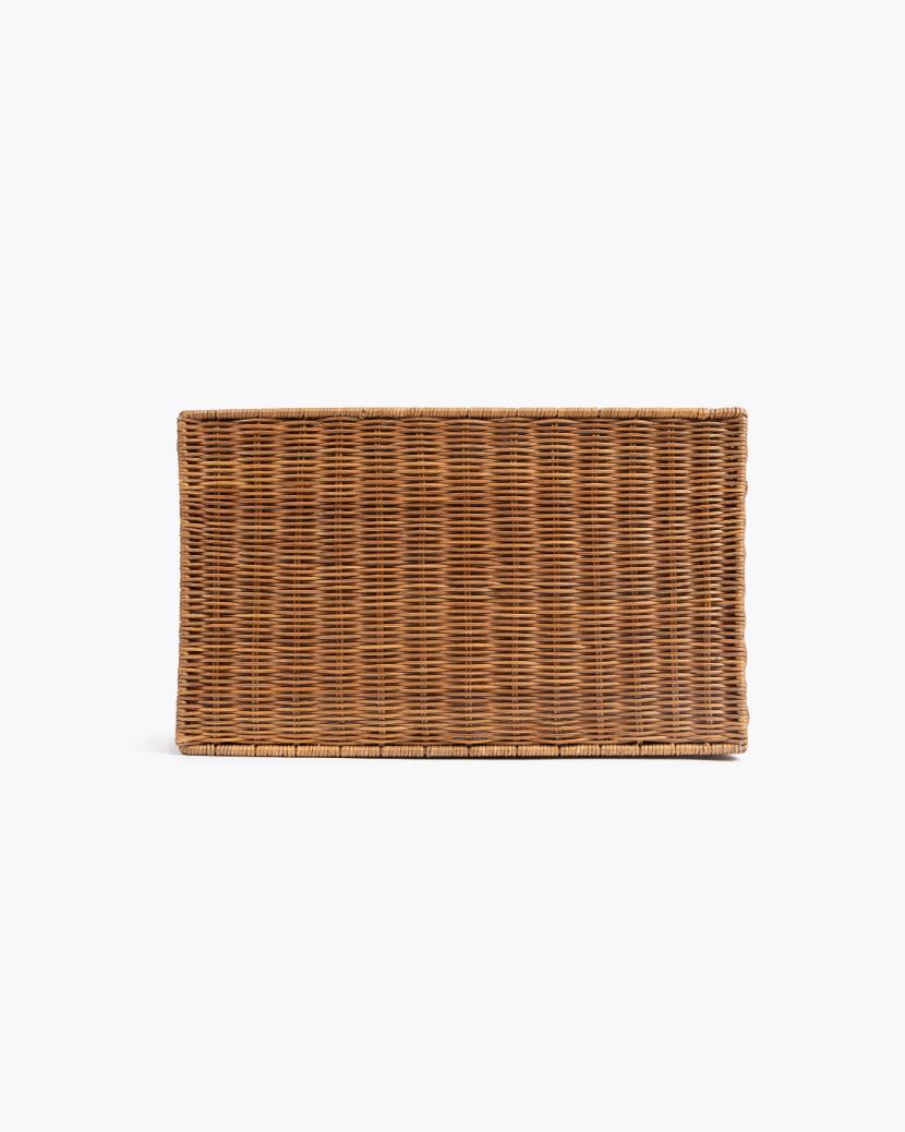 THE LARGE LUNCHER - BROWN WICKER