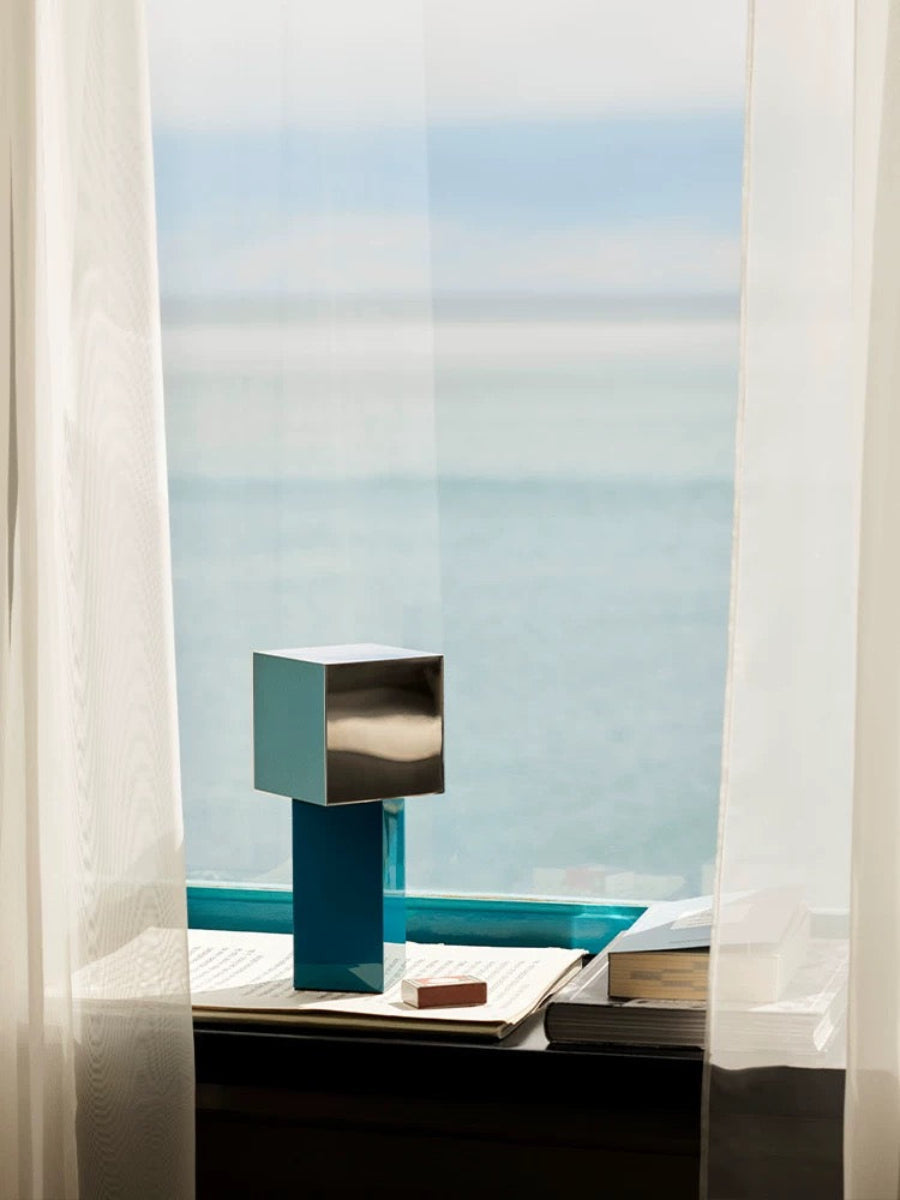 Modern Geometric Portable Dimmable Lamp - Bauhaus Pivot ATD7 Table Lamp