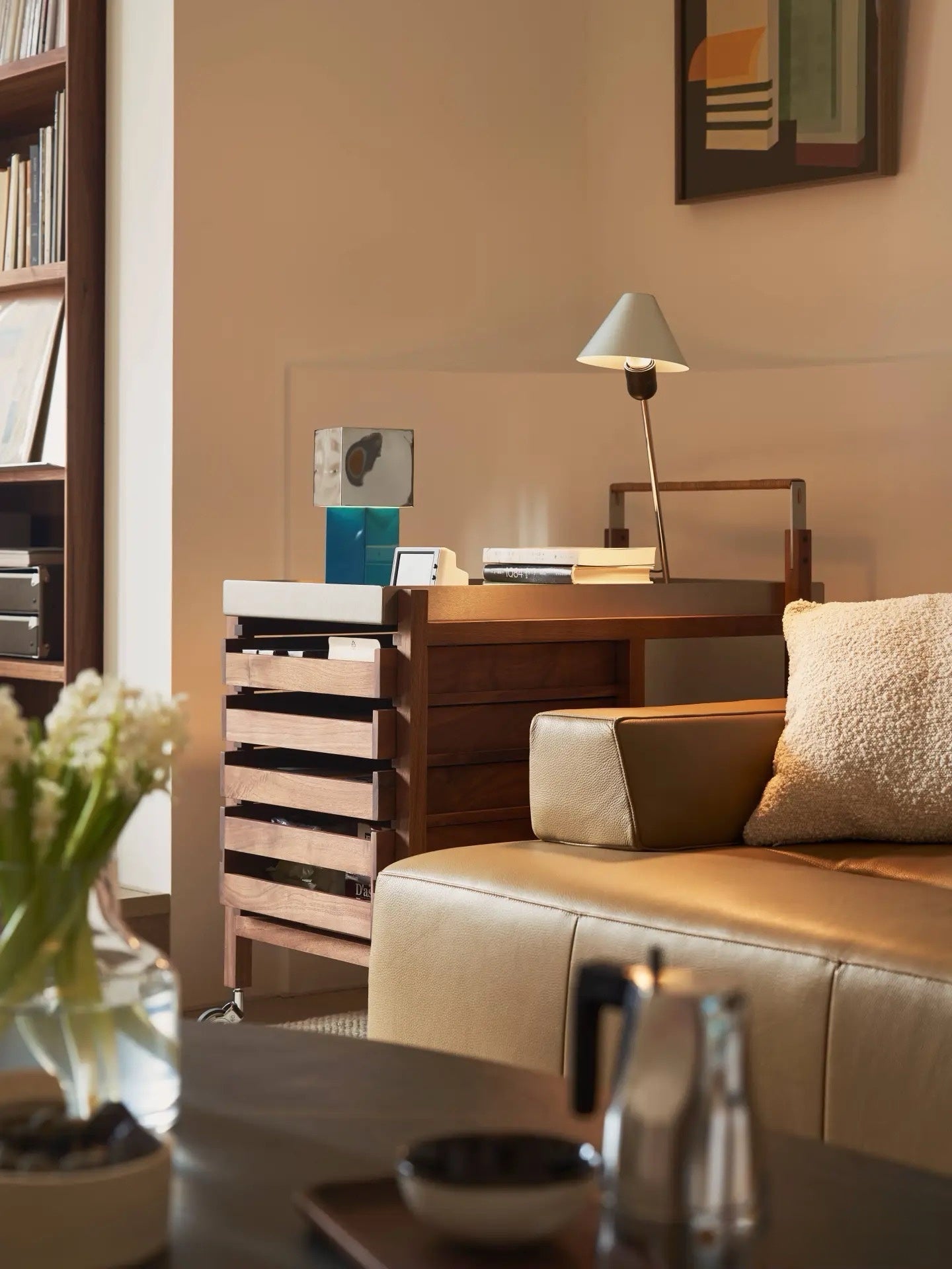 Modern Geometric Portable Dimmable Lamp - Bauhaus Pivot ATD7 Table Lamp