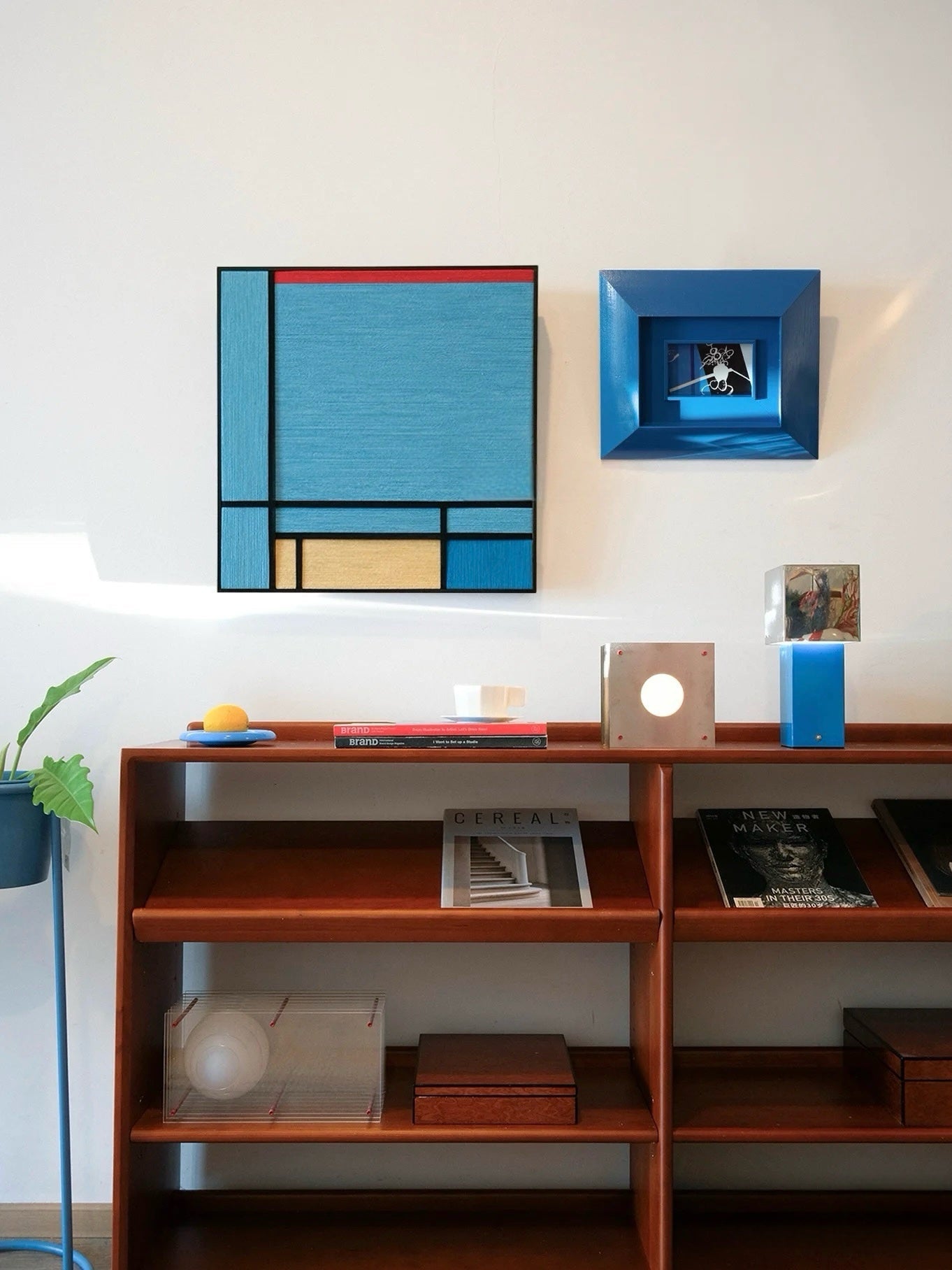 Modern Geometric Portable Dimmable Lamp - Bauhaus Pivot ATD7 Table Lamp