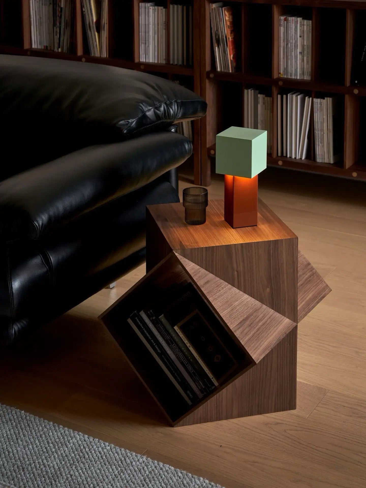 Modern Geometric Portable Dimmable Lamp - Bauhaus Pivot ATD7 Table Lamp