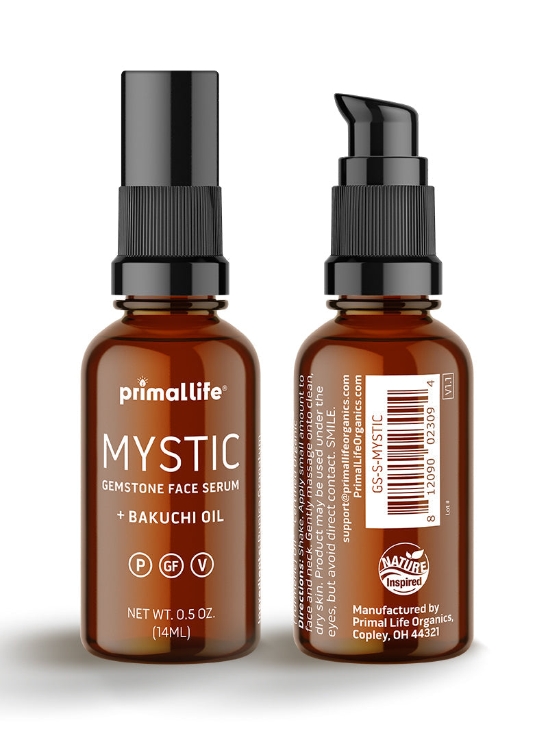 Mystic Gemstone & Hemp Facial Serum by Primal Life Organics