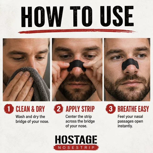Hostage Nose Strips: 1/3/6/12 Month Supplies