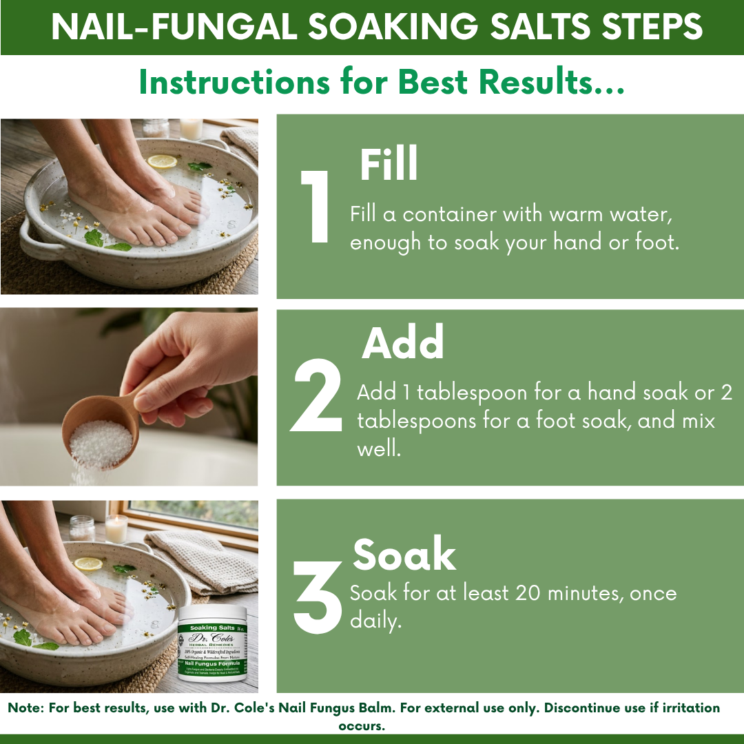 13 - Dr. Cole's Organic Nail Fungus Salts Formula