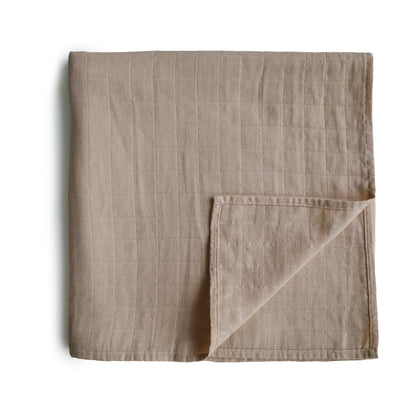 Organic Cotton Muslin Swaddle Blanket