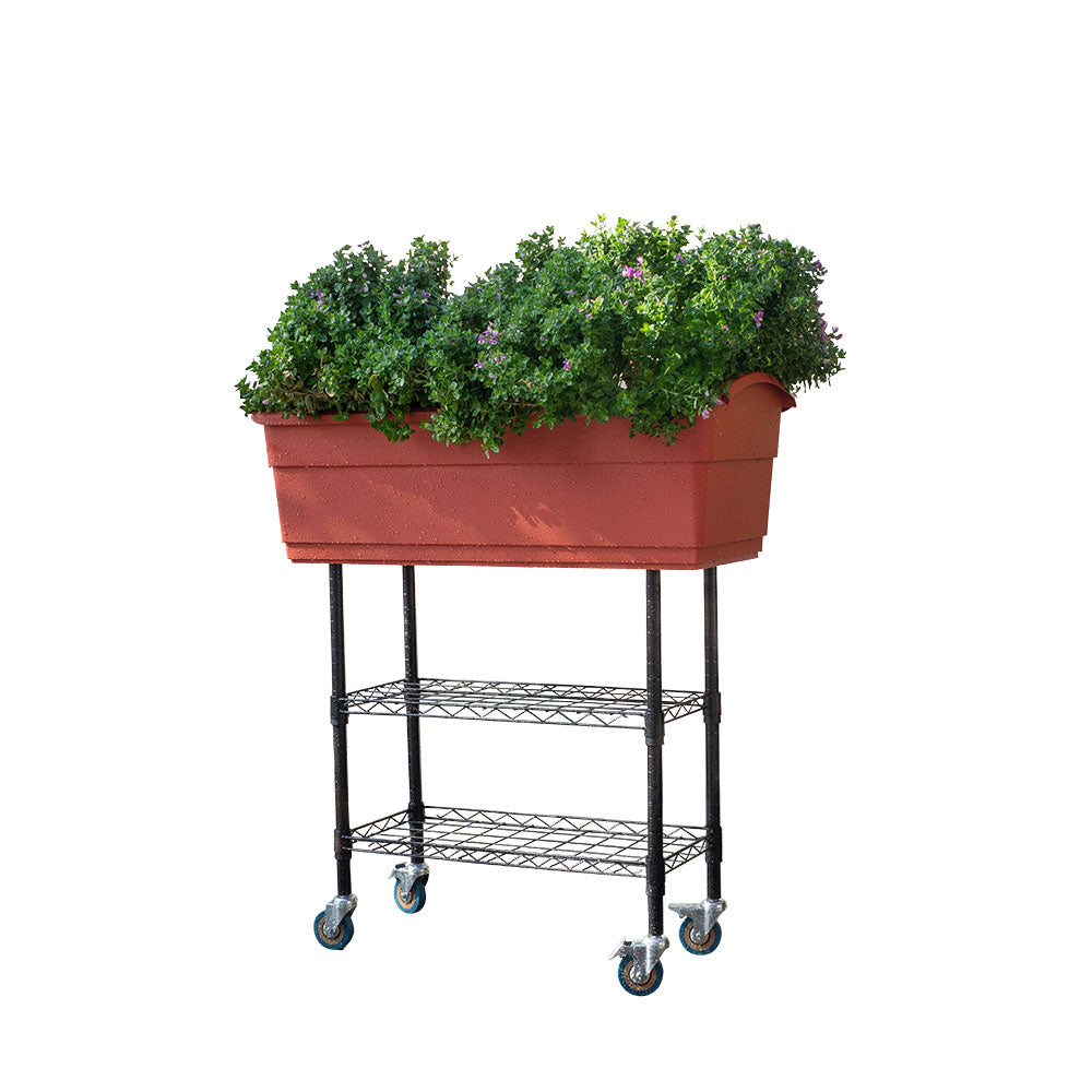 Elevated Mobile Planter by Watex