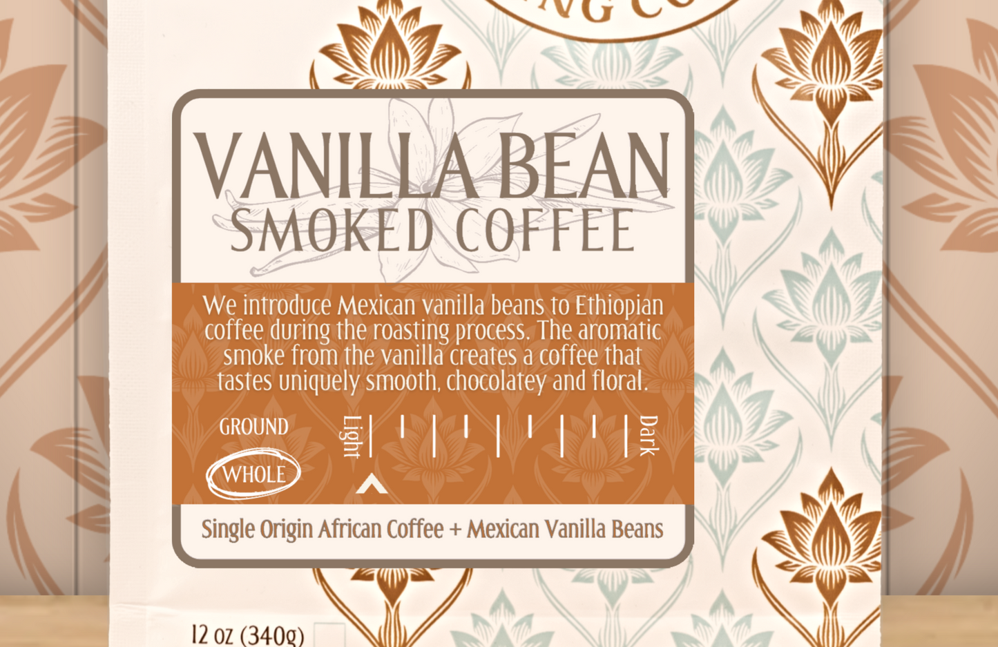 Vanilla Bean Smoked Coffee by Goldberry Roasting Company