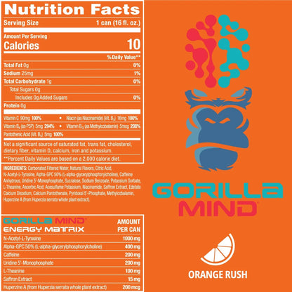 Gorilla Mind Energy Drink