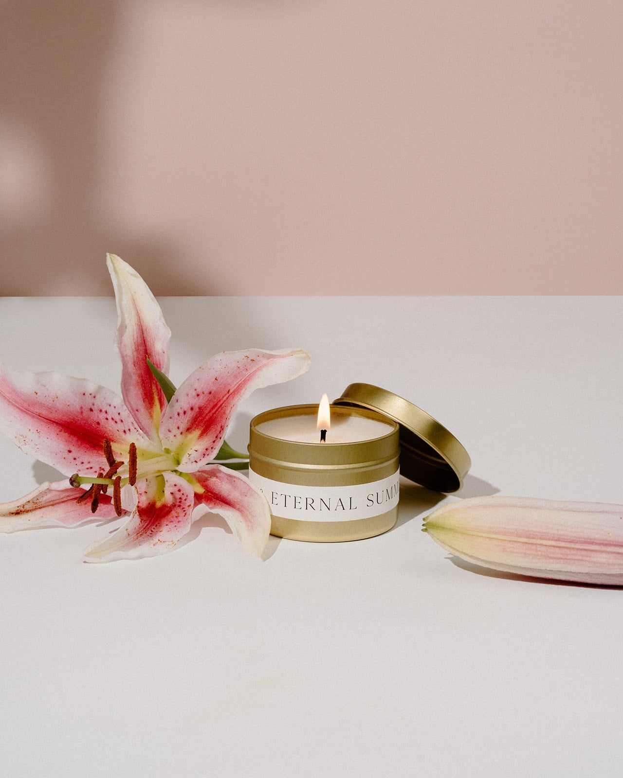 ETERNAL SUMMER Travel Tin Candle by Orchid + Ash