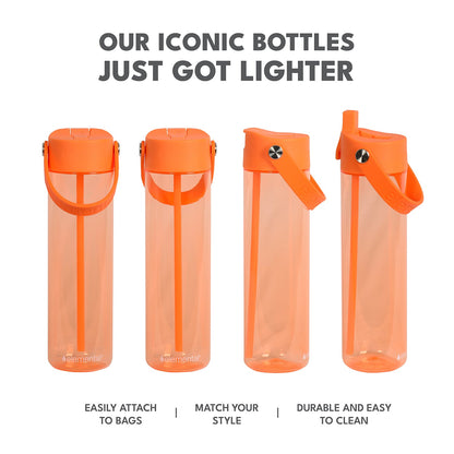 26 oz Tritan Plastic Water Bottle - Orange