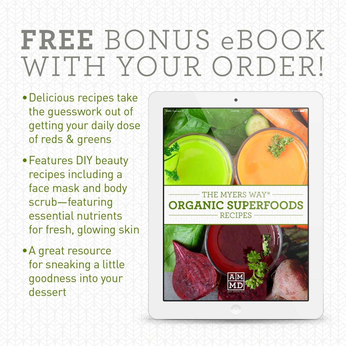 Organic Greens by Amy Myers MD