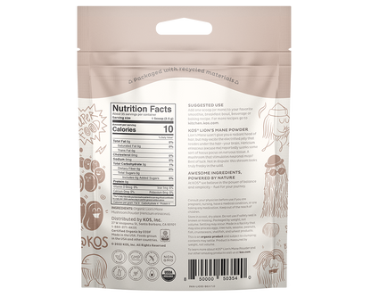 Organic Lion's Mane Powder - 35 servings