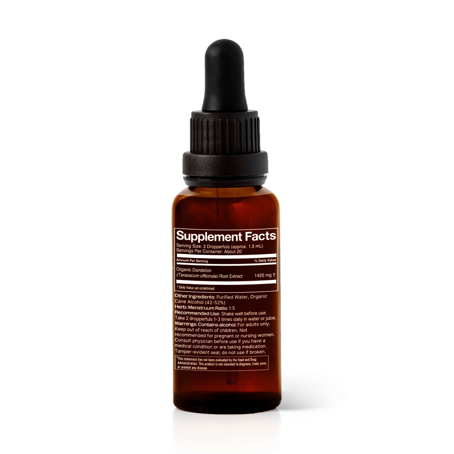 Organic Dandelion Root Tincture (NEW)