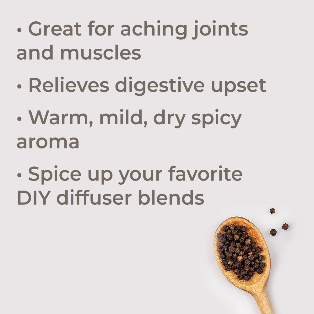 Organic Black Pepper Essential Oil