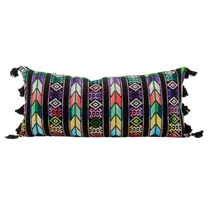 Oversized Guatemalan Lumbar Pillow by Upavim Crafts