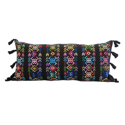 Oversized Guatemalan Lumbar Pillow by Upavim Crafts