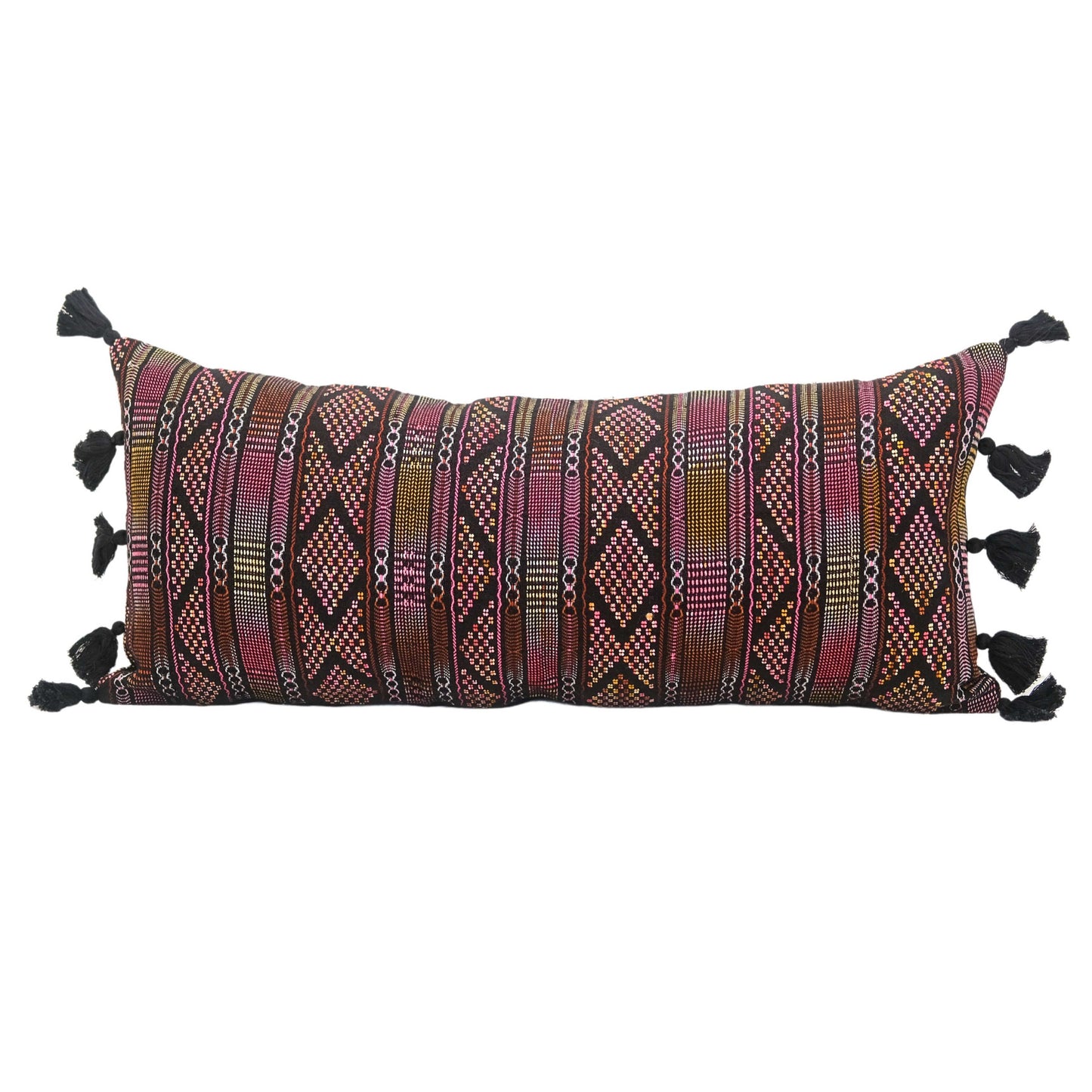 Oversized Guatemalan Lumbar Pillow by Upavim Crafts