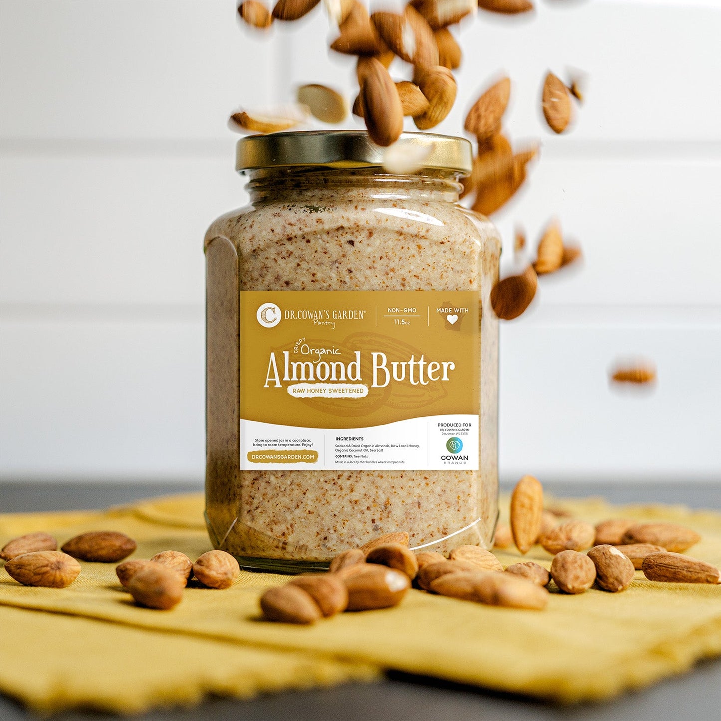 Organic Almond Butter by Dr. Cowan's Garden