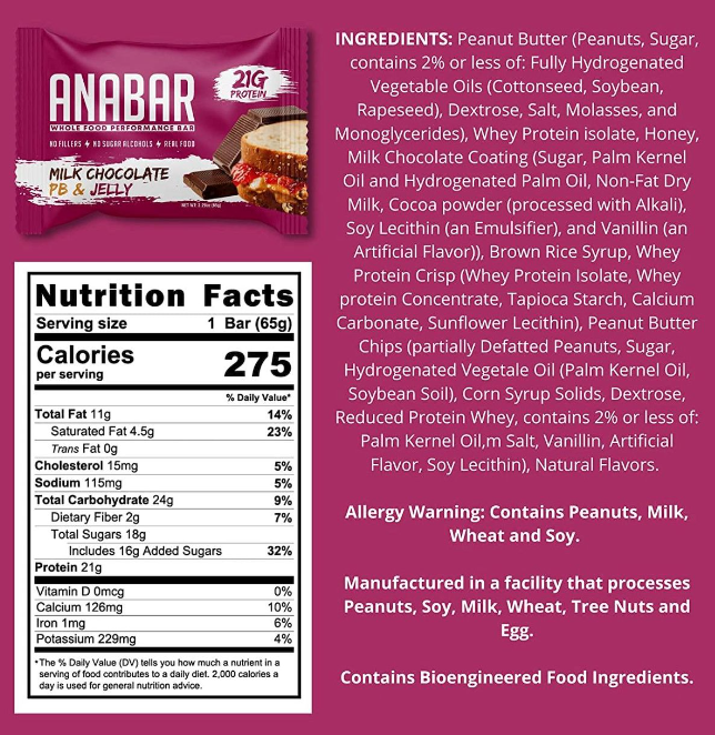 Anabar Protein Packed Candy Bar