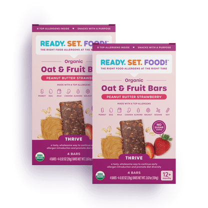 Organic Oat & Fruit Bars - Peanut Butter Strawberry