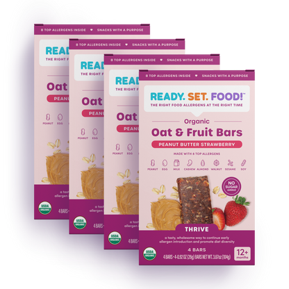 Organic Oat & Fruit Bars - Peanut Butter Strawberry