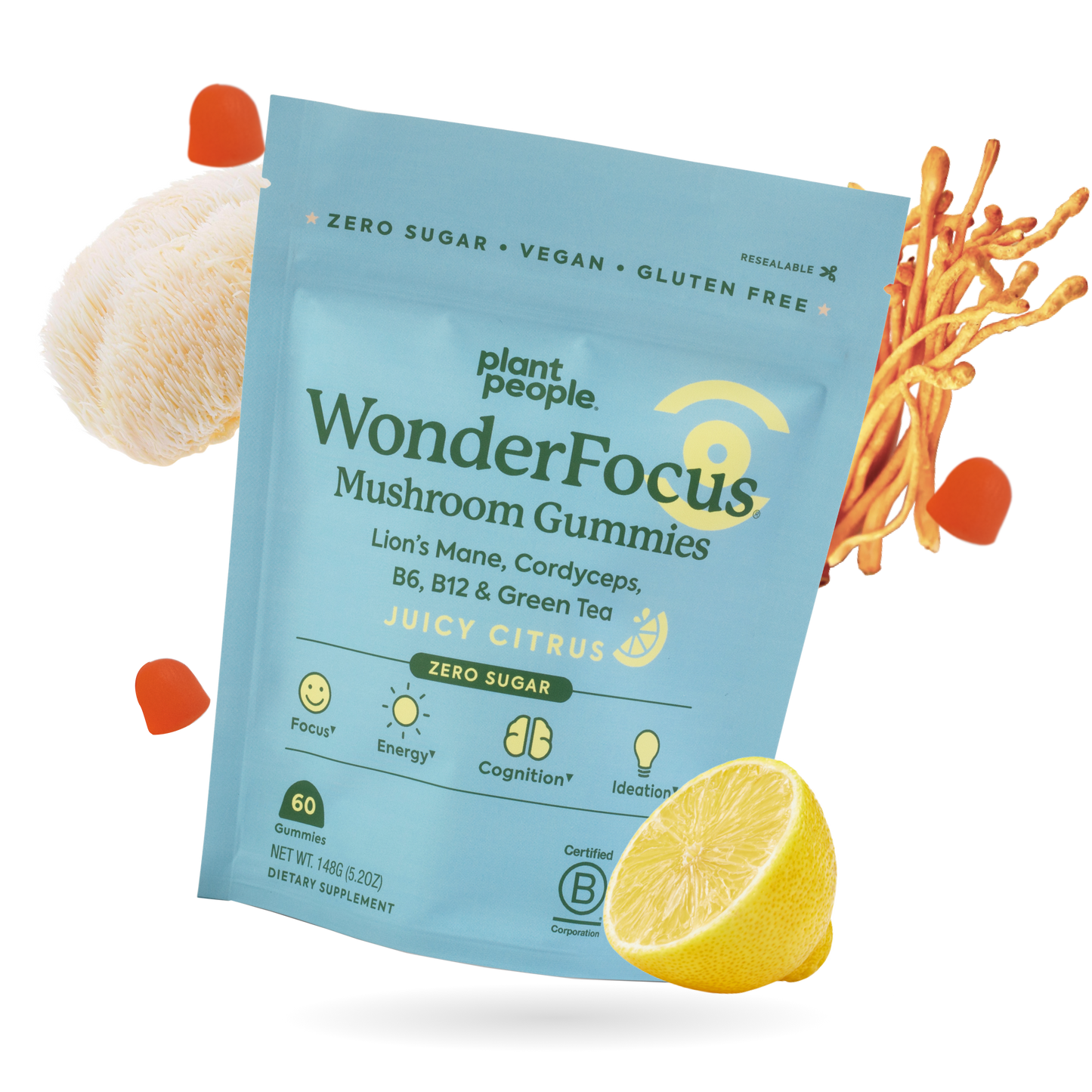 WonderFocus Mushroom Gummies