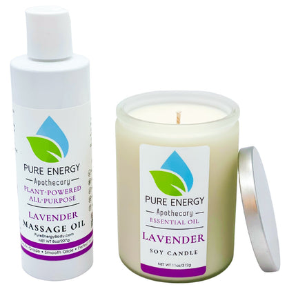 Relaxing Ritual Gift Set (Lavender) by Pure Energy Apothecary