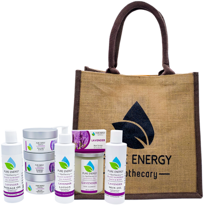 Premium Spa Gift Set (Lavender) by Pure Energy Apothecary