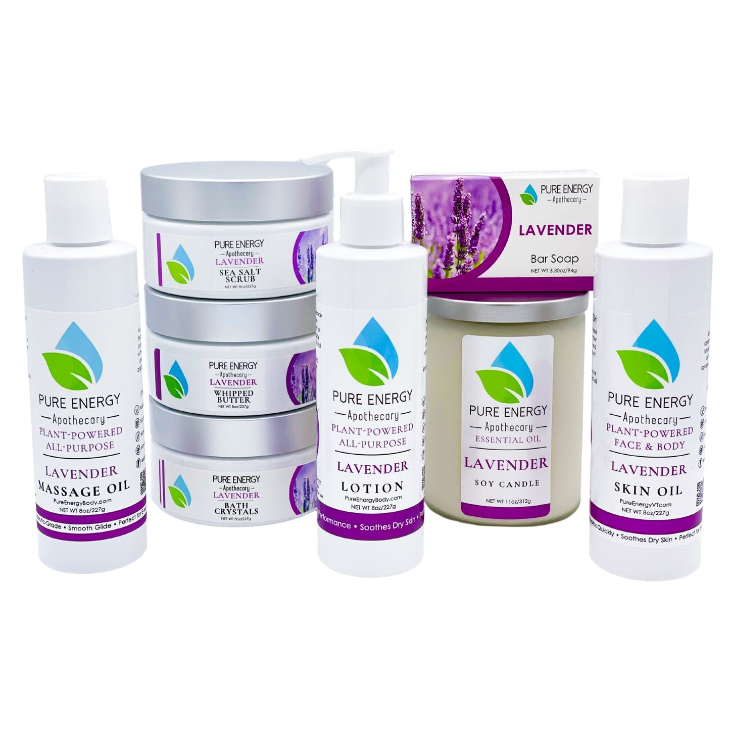 Premium Spa Bundle (Lavender) by Pure Energy Apothecary