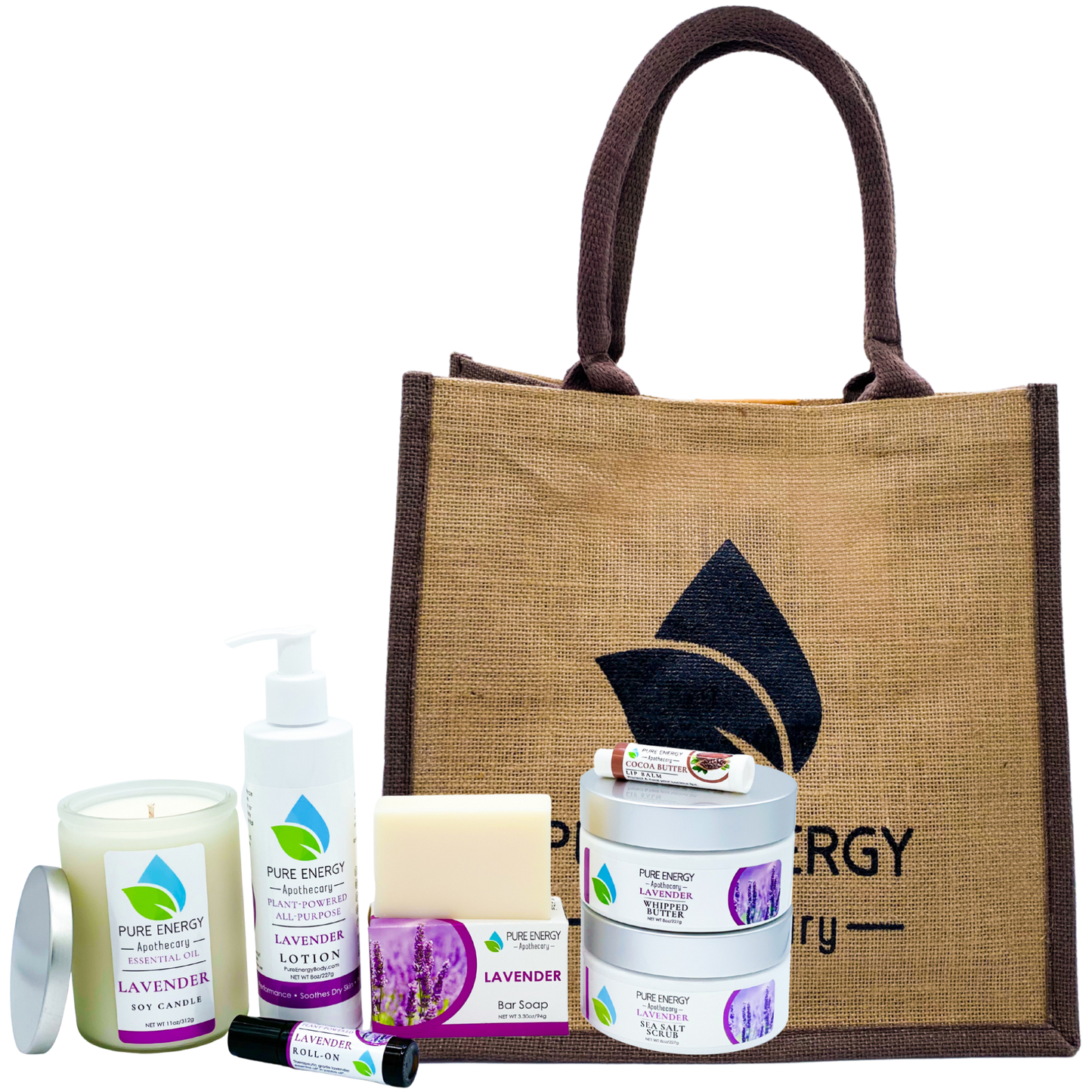 Perfect Gift Premium Lavender Gift Set by Pure Energy Apothecary