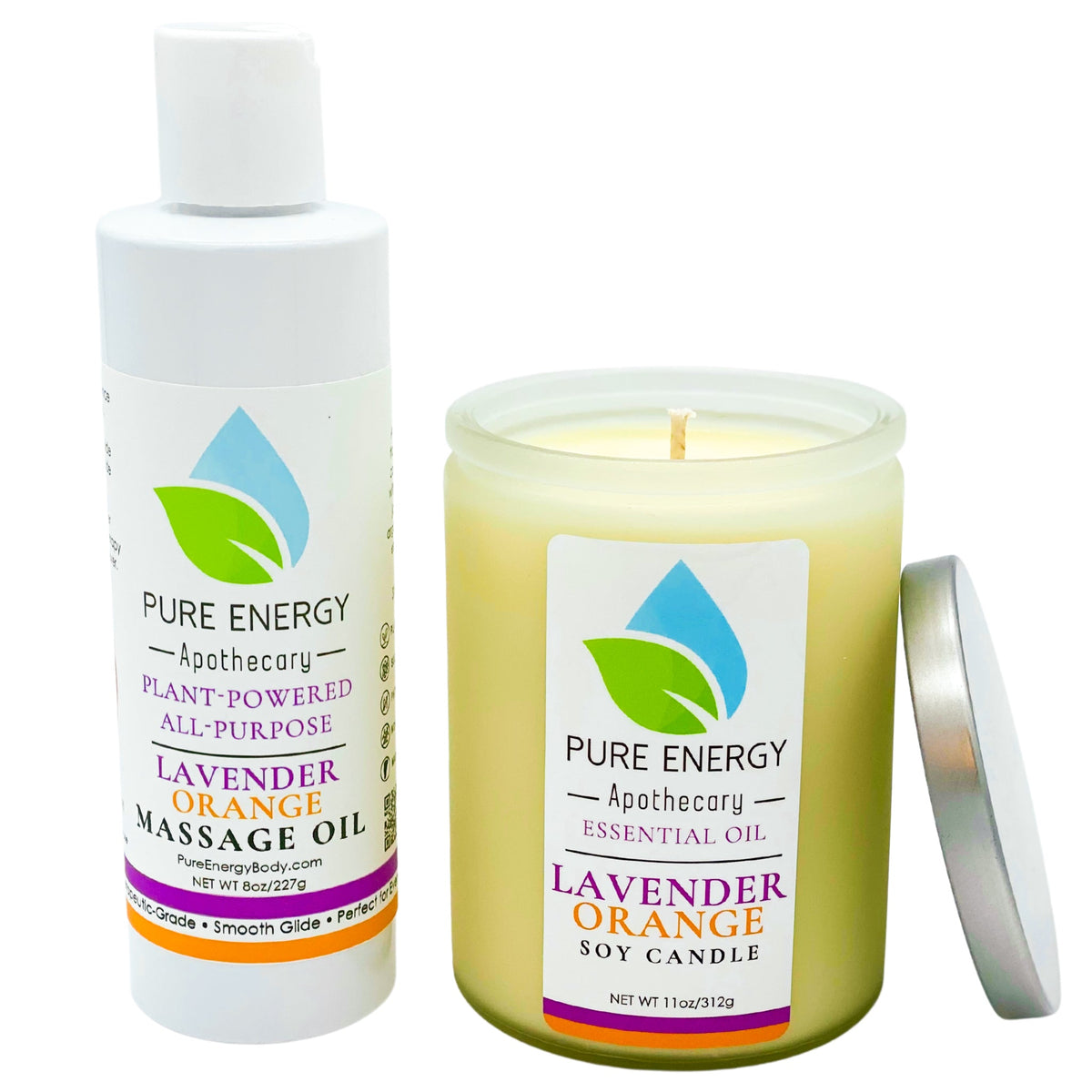 Relaxing Ritual Bundle (Lavender Orange) by Pure Energy Apothecary