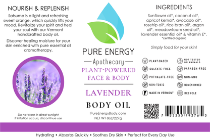 Skin Oil (Lavender) by Pure Energy Apothecary