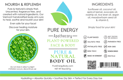 Skin Oil (Pure & Natural) by Pure Energy Apothecary