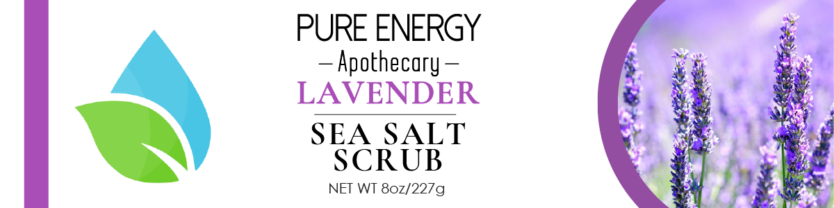 Sea Salt Scrub (Lavender) by Pure Energy Apothecary