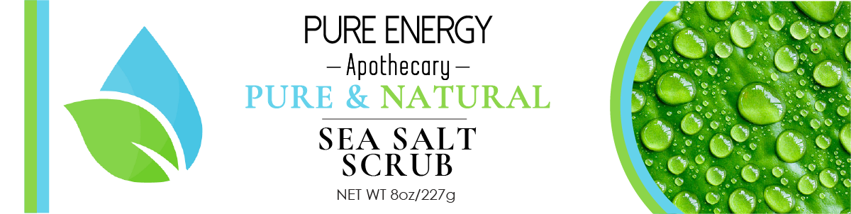 Sea Salt Scrub (Pure & Natural) by Pure Energy Apothecary