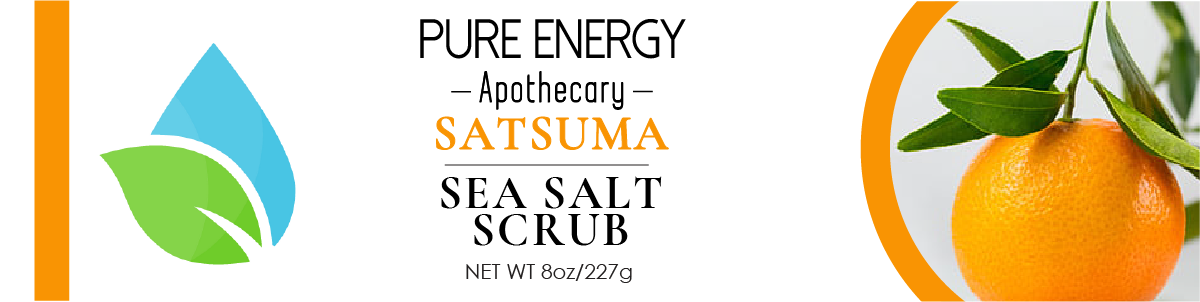 Sea Salt Scrub (Satsuma) by Pure Energy Apothecary