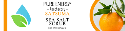 Sea Salt Scrub (Satsuma) by Pure Energy Apothecary