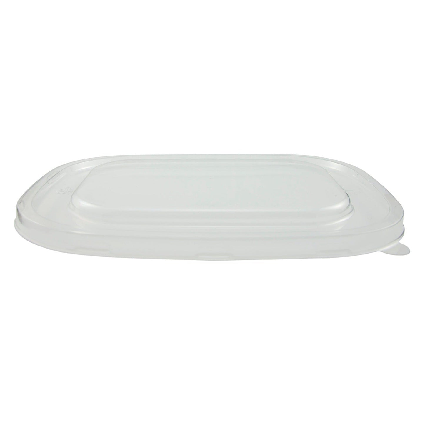 PET Flat Lid for  32/64- Oz. Rectangle Grab & Go, 200-Count