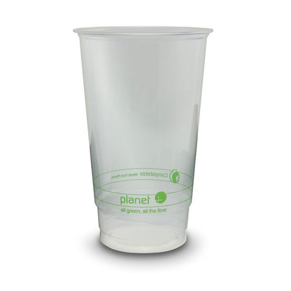 24-Ounce PLA Clear Cold Cup, 1000-Count Case