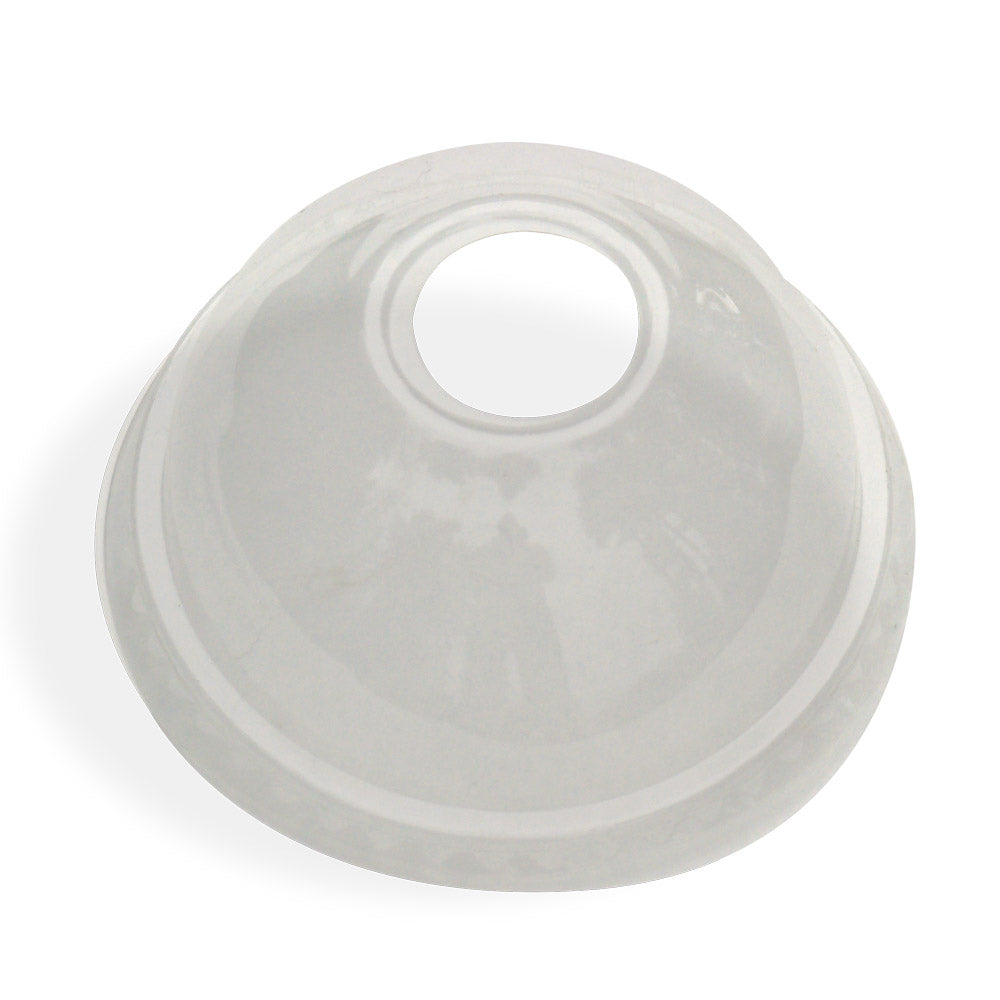 Dome Style PLA Lids for 9/12/16/20/24-Ounce Clear Cold Cups, 1000-Count Case