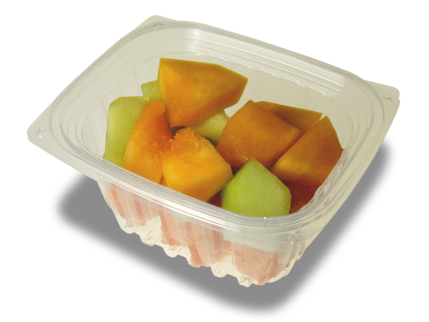 16-Ounce Clear PLA Hinged Rectangular Deli Container,300-Count Case