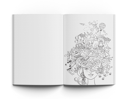 Mood Enhancing Coloring Book Vol. 2 Bundle (Col Vol 2 + Pencil)