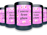 Cancer-free Glow candle by Angsty Addie