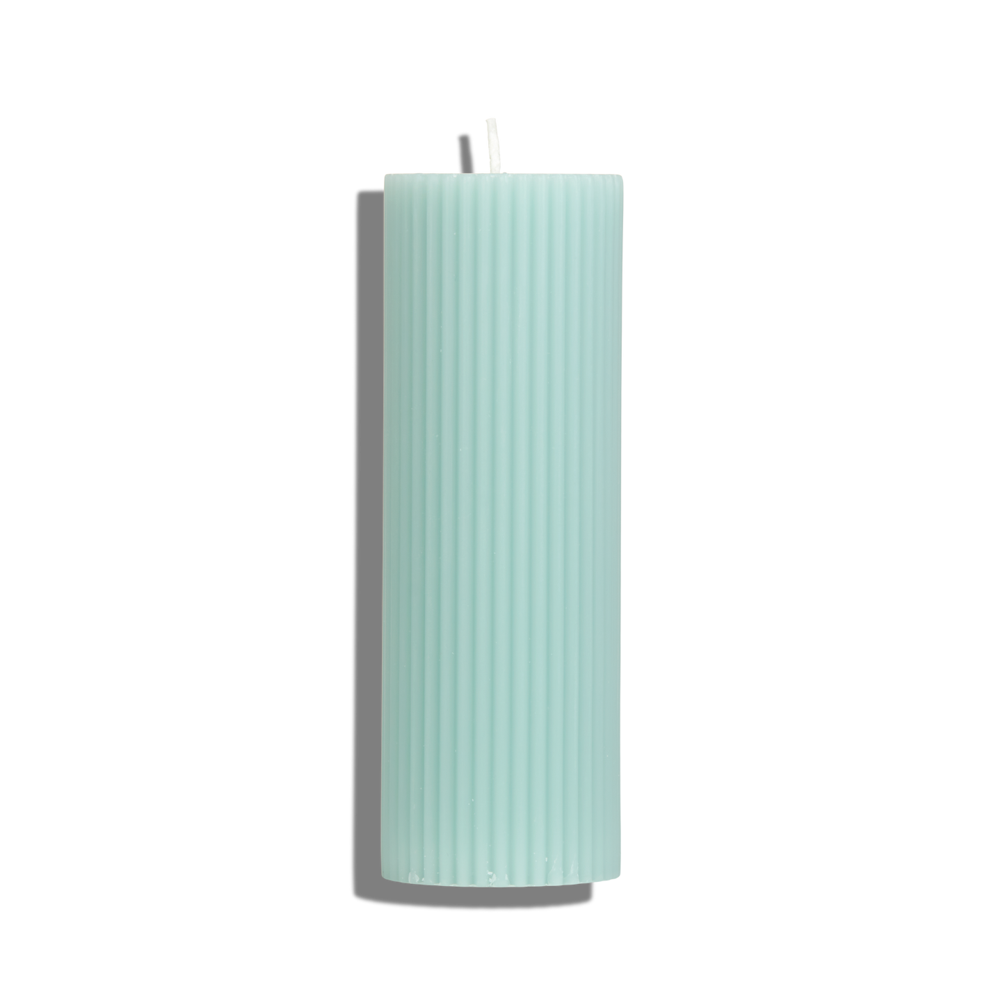 Ribbed Pillar Candle