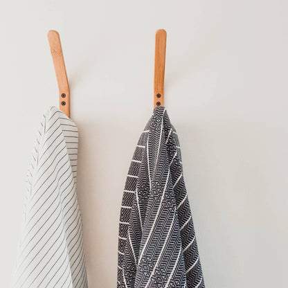 Striped Bamboo Hand Towel by POKOLOKO